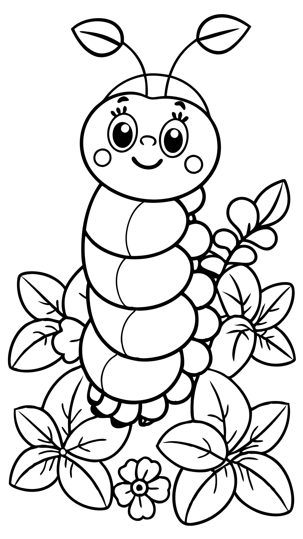 caterpillar coloring pages printable